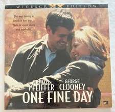 One Fine Day Laserdisc Ld Laser Disc Movie Widescreen Edition George Clooney Vtg