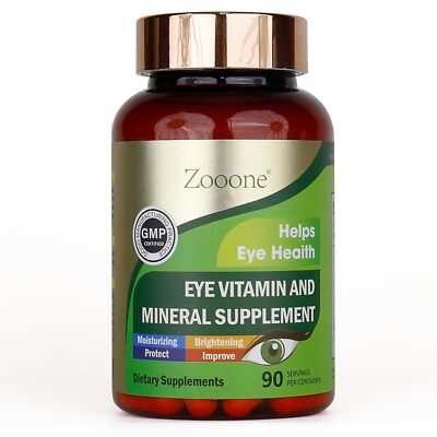 zooone Lutein Eye Vitamins 90 Tablets Macular Health Zinc Zeaxanthin C E