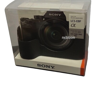 New SONY LCS-EBF Leather Body Jacket Case for ALPHA α7 II, α7S II & α7R II