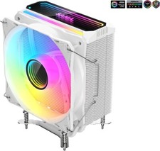 SAMA CPU Air Cooler 4 Heat Copper Pipe 120mm Cooling Fan Addressable RGB Aluminu