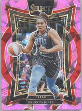 2025 Panini Select WNBA #18 Brionna Jones Pink Ice Prizms