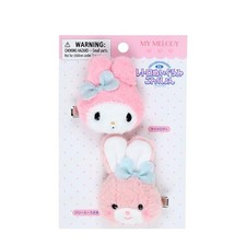 Sanrio My Melody Hair Clip Set (530620) - Retro Plush Toy Collection　Japan