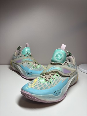 Way Of Wade 808 2.0 V2 Low Easter White Blue Shoes Li-ning Strap - Size 9.5