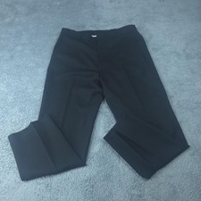 Vintage Levi's Action Slacks Pants Mens 32x31 Black Flat Front Dress Trousers