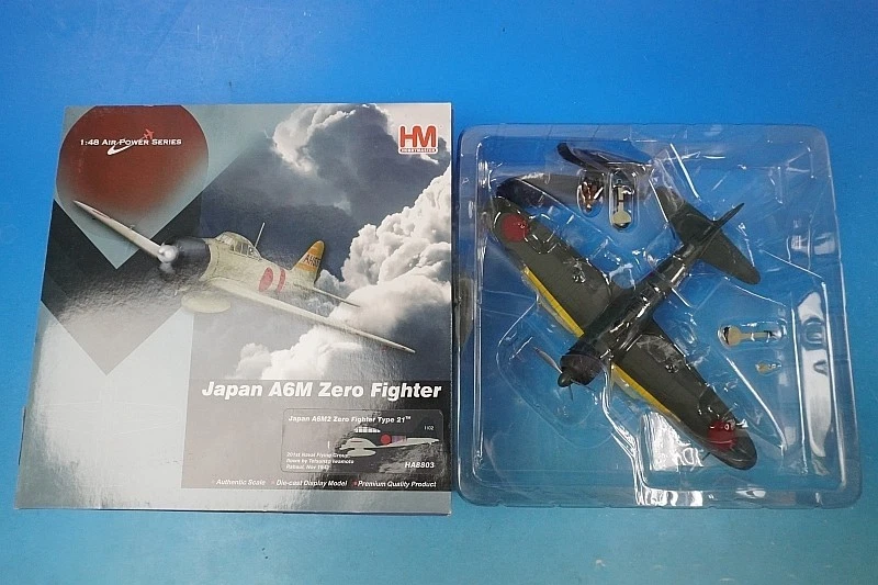 1:48 Mitsubishi A6M2 Zero Type 21 Carrier Fighter HA8803 Hobby Master - Image 2 of 4
