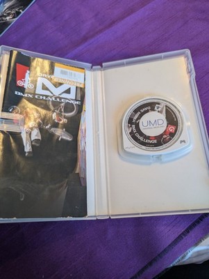 Dave Mirra BMX Challenge Sony PSP Videospiel Handbuch PAL, rote Beschreibung 