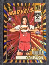 2025 Panini Donruss WNBA Net Marvels Sonia Citron Orange Laser 105/399 (RC)
