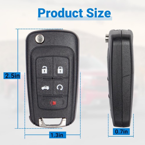 Ricambio portachiavi auto ingresso senza chiave per Chevy Equinox Cruze Camaro Sonic Im... - Foto 6 di 7