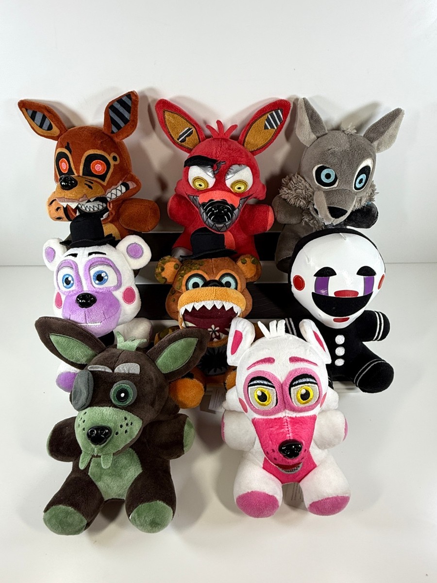 Funko Five Nights at Freddy's Plush Lot Twisted Phantom Foxy Wolf