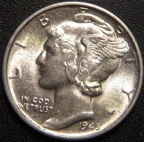 1945-S Mercury Dime - Uncirculated Coin