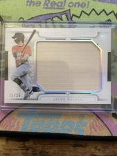 2024 National Treasures Jacob Wilson Prospect JUMBO Lumber /25 Athletics RC