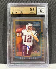 2000 Bowman Chrome #236 TOM BRADY RC - BGS 9.5 - BAS Auto 10 Gem Mint (MUST SEE)