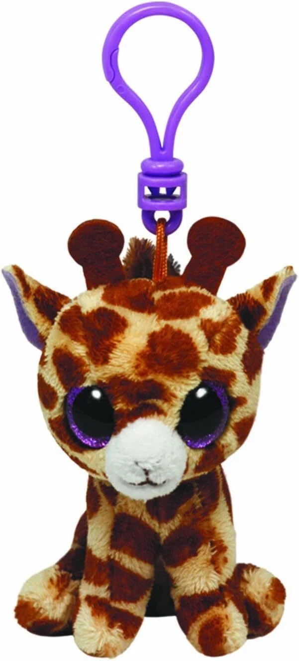 Ty Beanie Boo Boos 36507 Safari the Giraffe Key Clip 9cm ****NEW
