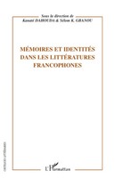 SéLom K Gbanou (U. A.) | MéMoires Et IdentitéS Dans Les LittéRatures...