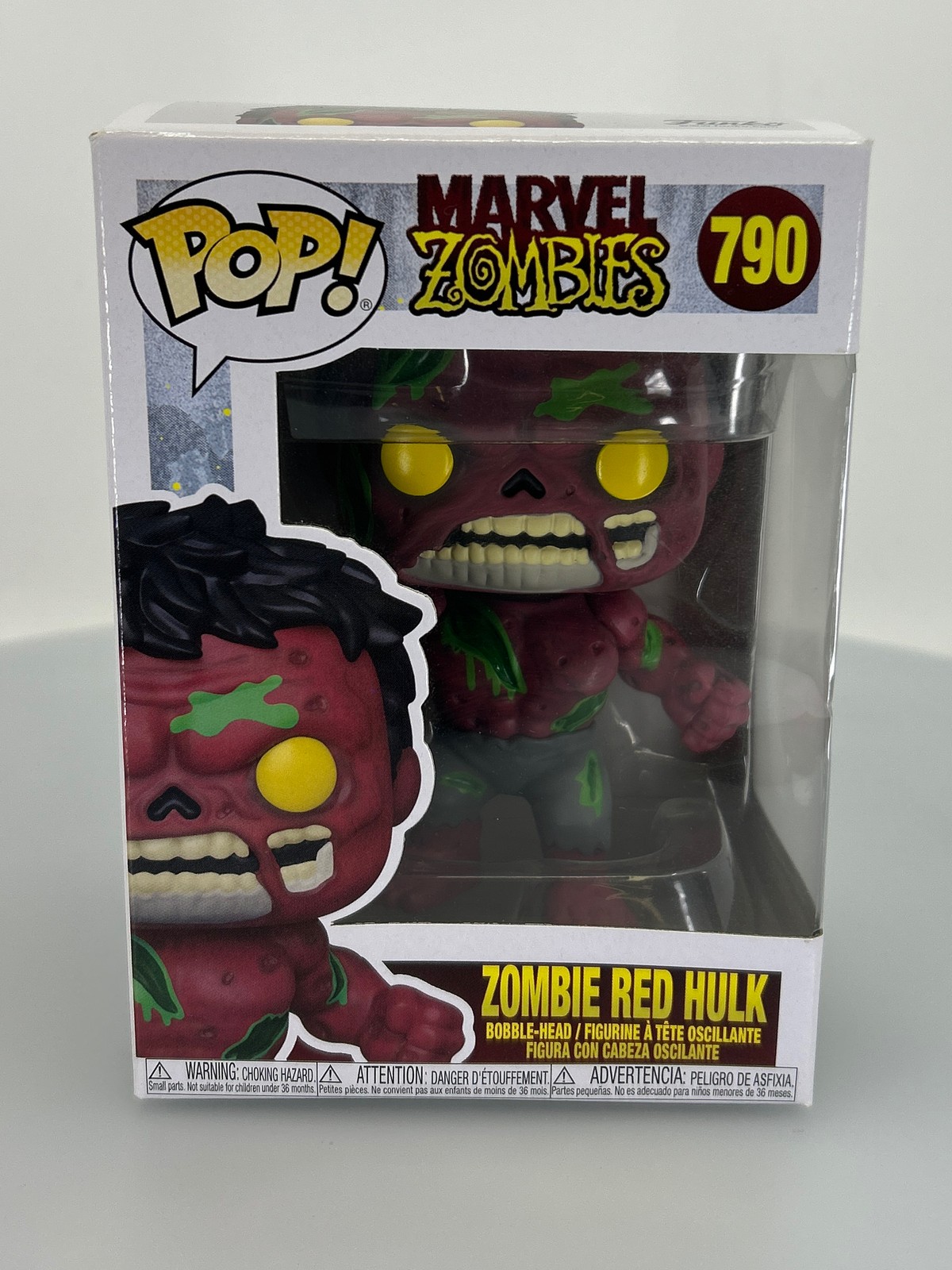 Funko Pop! Marvel Zombies Zombie Red Hulk #790 Vinyl Figure Damaged Box See Pics