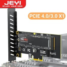 M.2 NVMe SSD to PCIe 4.0 X1 Adapter Card 2280 SSD PCIe Expansion Card 16Gbps