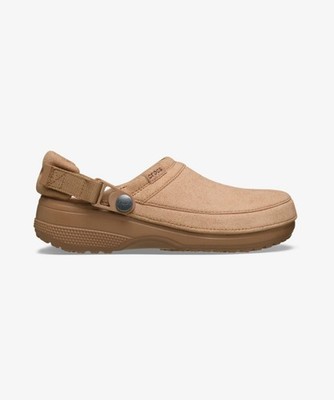 Crocs Classic Crafted Vegan Suede Clog Milk Chocolate 211930-2JJ Men Shoes