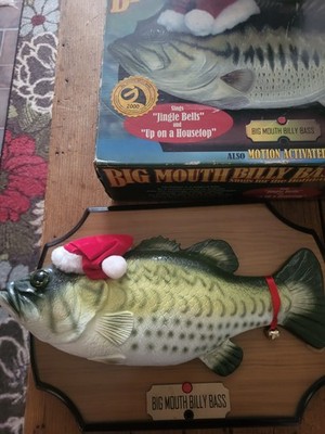 READ VTG Gemmy Big Mouth Billy Bass Sing Holidays Christmas fish
