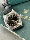 Vintage Mens Rolex Bubble Back Watch Ref 2940 Black Gilt Dial & Hands ~ SERVICED