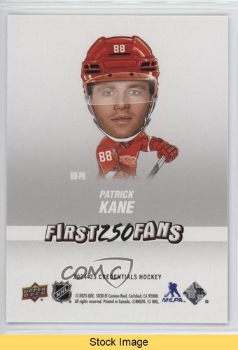 2024 Credentials Arena Giveaways Bobbleheads Level 2 /250 Patrick Kane LESEN 1l1y - Bild 2 von 3