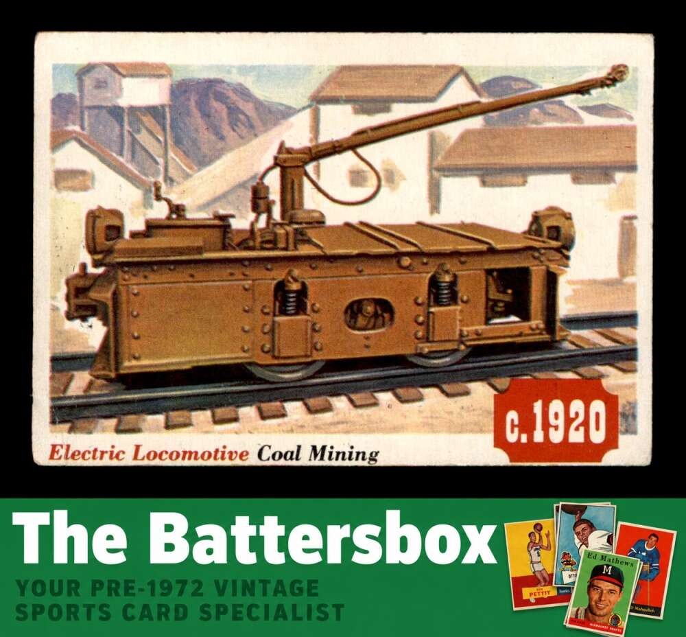 1955 Topps Rails and Sails #28 Electric Locomotive   G/VG X3748635