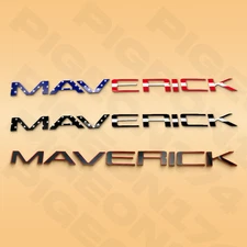 3D Tailgate Insert Letters Rear For Maverick 2022-2025 Emblem Decal Nameplate
