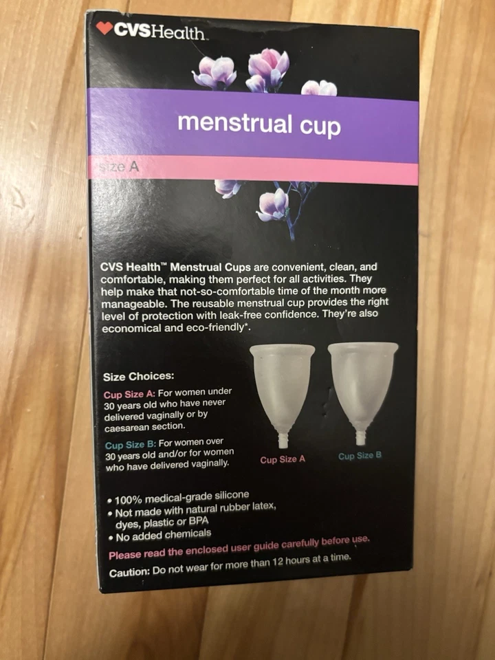 (1)-CVS Menstrul Taza Reutilizable *Talla A, Uso Hasta 12 horas~Para Mujeres menores de 30 años Foto 2 de 2
