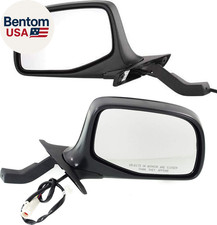 Power Mirrors for Ford F-150 Bronco 1992-1996, Chrome Door Mirrors, Driver  Pas
