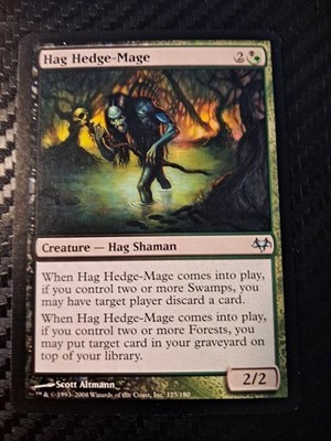 Wizards of the Coast MTG Hag Hedge-Mage Shadowmoor 123/180 English BG x4