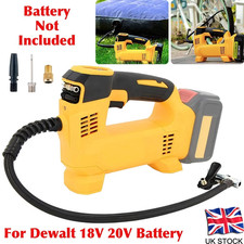 Cordless Electric Car Tyre Inflator Pump Tire Air Compressor Pump For 18V Dewalt