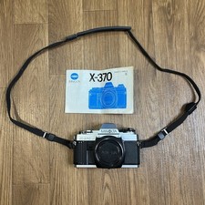 Vintage Minolta X-370 35mm Film SLR Japan Camera Body Only Untested As Is