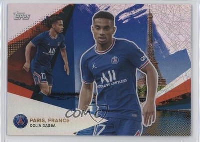 2021 Paris Saint-Germain Team Set Our City Rainbow Foil 50/250 Colin Dagba 0w77