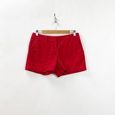 LOFT 0 Womens Red Khaki Original Shorts