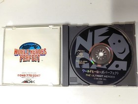 SNK NEO GEO CD World Heroes Perfect NeoGeo CD Use Operation confirmed.