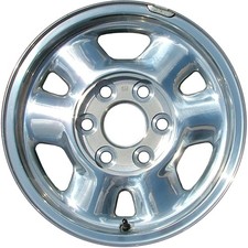 16x7 6 Spoke Refurbished Aluminum Wheel Metallic Polished 560-05095 16x7 6 Spoke Refurbished Aluminum Wheel Metallic Polished 560-05095
