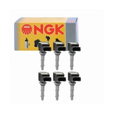 6 pc NGK Ignition Coils compatible with Mercedes-Benz E350 3.5L V6 2006-2014