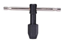 98501 T-handle Tap Wrench, 0-Inch - 1/4-Inch, steel 0" to 1/4", 0.00 to 6.0M