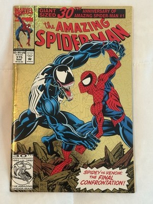 Marvel Comics The Amazing Spider-Man #375 1992 Spider-Man vs Venom PRISTINE 