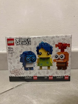 LEGO BRICKHEADZ 40749 FREUDE TRAURIGKEIT UND ANGST, LEGO INSIDE OUT 2 - MISB PIXAR