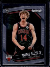 2024-25 Panini Prizm Black Matas Buzelis RC Rookie #41 Bulls