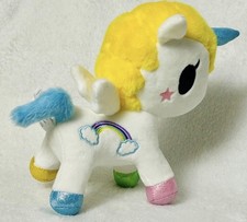 Tokidoki Unicorno - STAR FAIRY 7.5 Plush Rainbow Yellow Aurora World