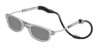 Loopies Photochrome Magnet Lesebrille Grau - Sonnenleser Halsschlaufe