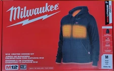 Milwaukee Tool 306B-21M Men's Heated Hoodie Kit, Milwaukee M12