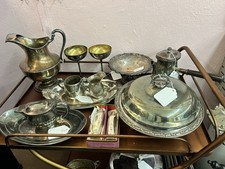 silver plated serving pieces lot
