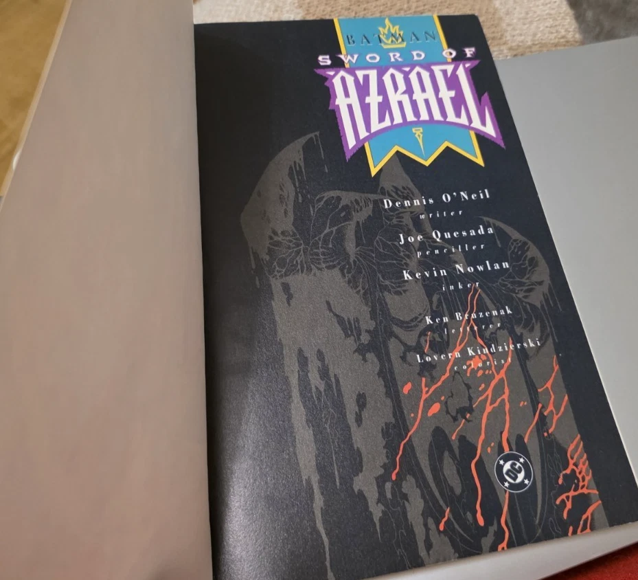 Batman: Sword of Azrael #1 CGC 9.6 (1992) 1st app. Azrael Foto 3 de 4