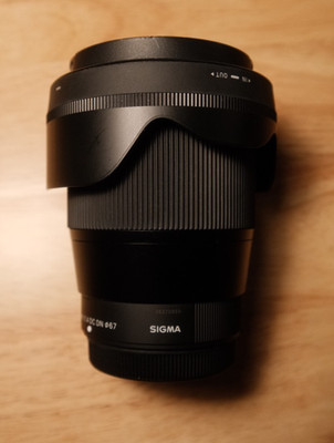 Sigma 16mm f1.4 fuji X-mount (Good Condition)