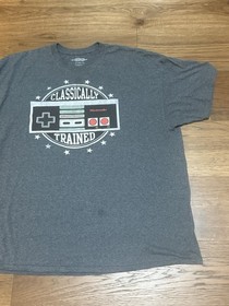 Nintendo T-shirt NES Controller Classically Trained Retro Shirt Adult Size XXL