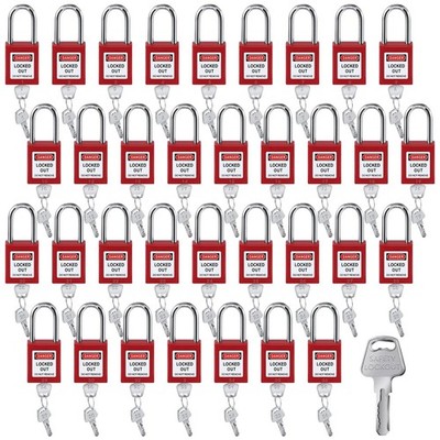 36 Set Lockout Tagout Locks Set, Safety Padlock, Loto Locks Keyed Differently...