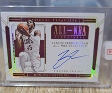 2024-25 NBA Panini National Treasure - Donovan Mitchel All-NBA Signatures 1/10