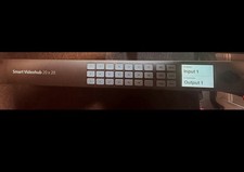 Blackmagic designs Smart video hub 20x20 Ultra HD mixed format router Used 